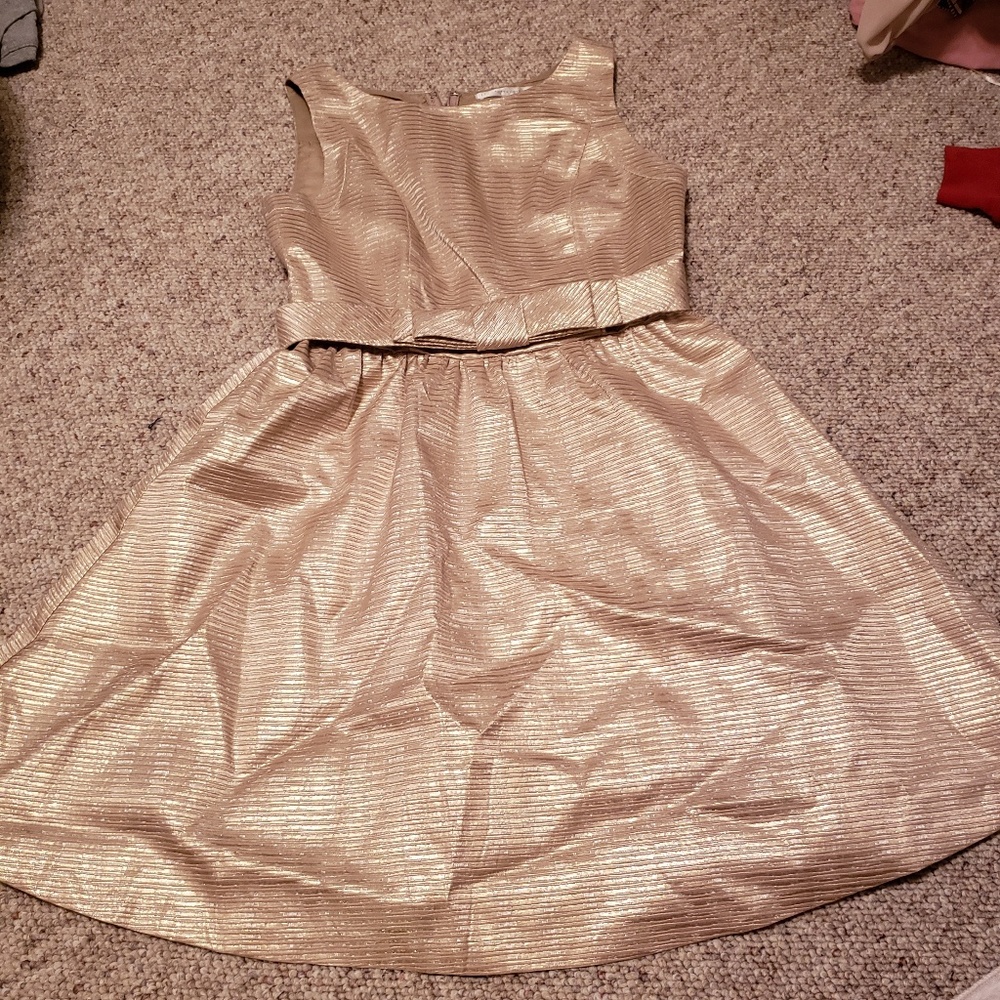 Lauren Conrad Gold Dress